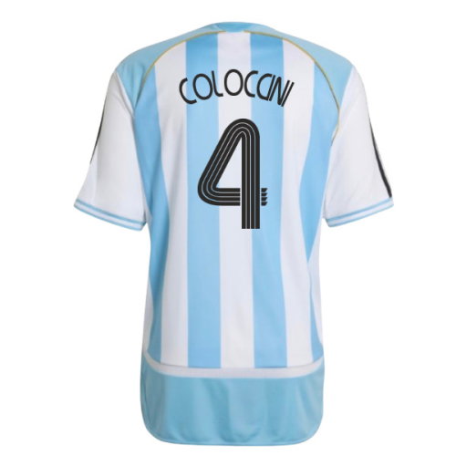 2006 Argentina adidas Reissue Home Shirt (Coloccini 4)