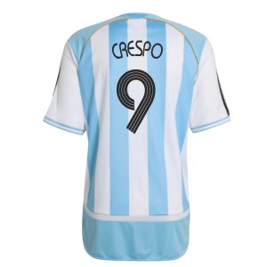 2006 Argentina adidas Reissue Home Shirt (Crespo 9)