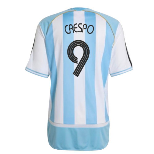 2006 Argentina adidas Reissue Home Shirt (Crespo 9)