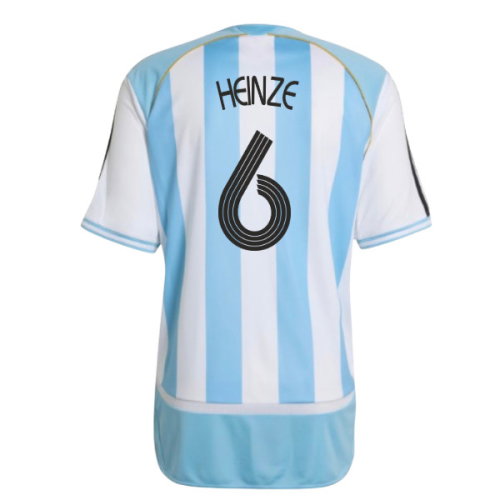 2006 Argentina adidas Reissue Home Shirt (Heinze 6)