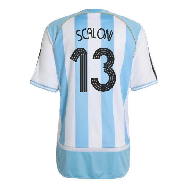 2006 Argentina adidas Reissue Home Shirt (Scaloni 13)