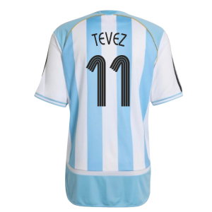2006 Argentina adidas Reissue Home Shirt (Tevez 11)
