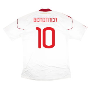 2010-2011 Denmark Away Shirt (Bendtner 10)