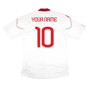 2010-2011 Denmark Away Shirt (Your Name)