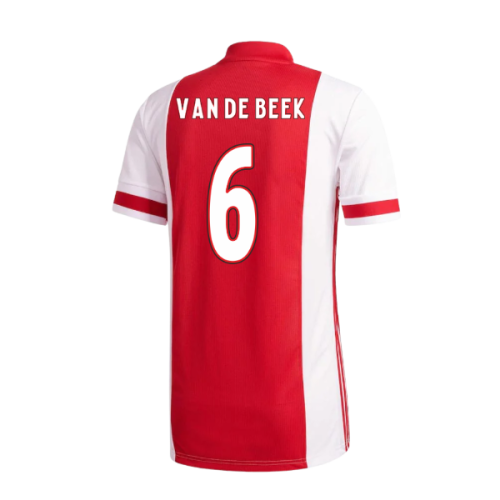2020-2021 Ajax Home Shirt (Kids) (VAN DE BEEK 6)