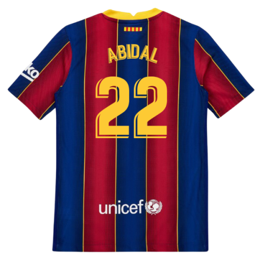 2020-2021 Barcelona Vapor Match Home Shirt (Kids) (ABIDAL 22)
