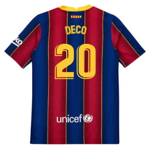 2020-2021 Barcelona Vapor Match Home Shirt (Kids) (DECO 20)