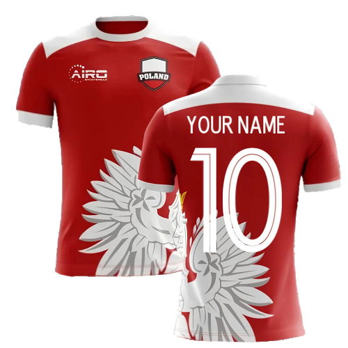 2025-2026 Poland Away Concept Football Shirt (Your Name) -Kids