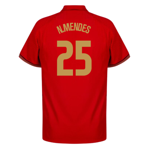2020-2021 Portugal Home Shirt (N.MENDES 25)