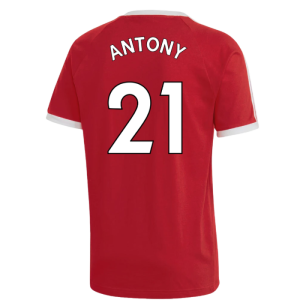 2022-2023 Man Utd 3S DNA Tee (Red) (ANTONY 21)