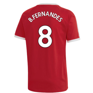 2022-2023 Man Utd 3S DNA Tee (Red) (B.FERNANDES 8)