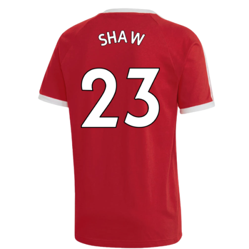 2022-2023 Man Utd 3S DNA Tee (Red) (SHAW 23)