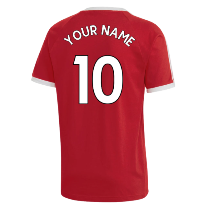 2022-2023 Man Utd 3S DNA Tee (Red) (Your Name)