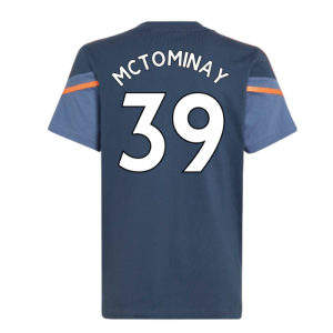2022-2023 Man Utd Training Tee (Crew Navy) - Kids (McTOMINAY 39)