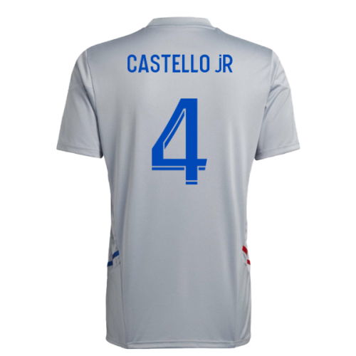 2022-2023 Olympique Lyon Training Jersey (Halo Silver) (Castello JR 4)