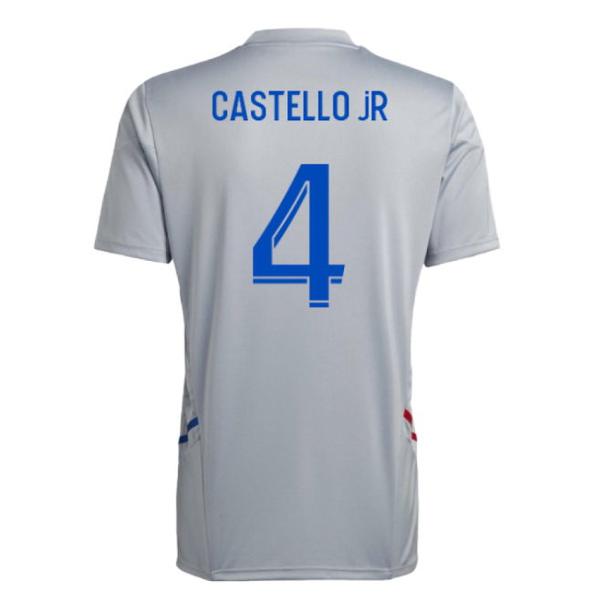 2022-2023 Olympique Lyon Training Jersey (Halo Silver) (Castello JR 4)