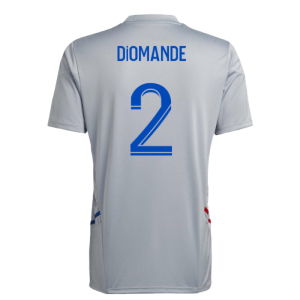 2022-2023 Olympique Lyon Training Jersey (Halo Silver) (Diomande 2)