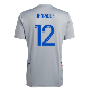 2022-2023 Olympique Lyon Training Jersey (Halo Silver) (Henrique 12)