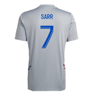 2022-2023 Olympique Lyon Training Jersey (Halo Silver) (Sarr 7)