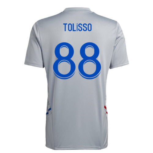 2022-2023 Olympique Lyon Training Jersey (Halo Silver) (Tolisso 88)