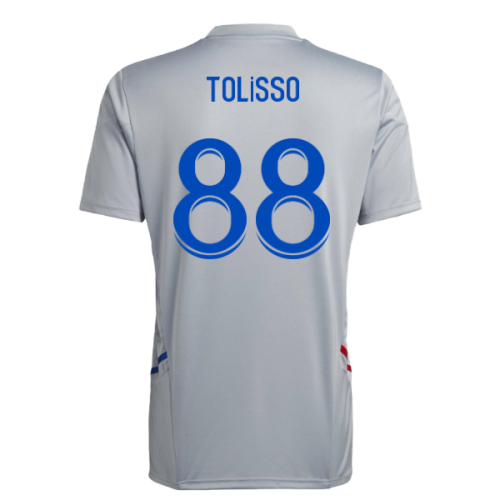 2022-2023 Olympique Lyon Training Jersey (Halo Silver) (Tolisso 88)