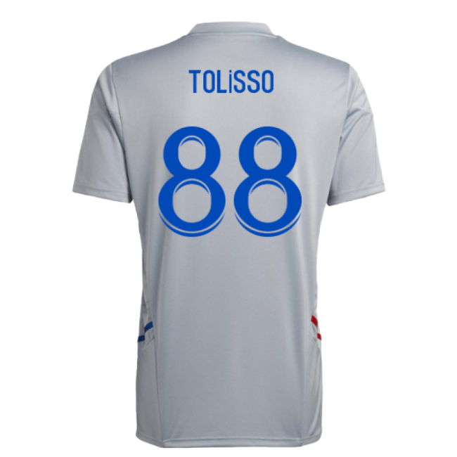 2022-2023 Olympique Lyon Training Jersey (Halo Silver) (Tolisso 88)