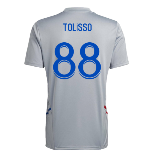 2022-2023 Olympique Lyon Training Jersey (Halo Silver) (Tolisso 88)