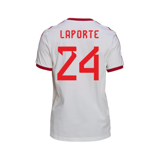 2022-2023 Spain DNA 3S Tee (White) (Laporte 24)