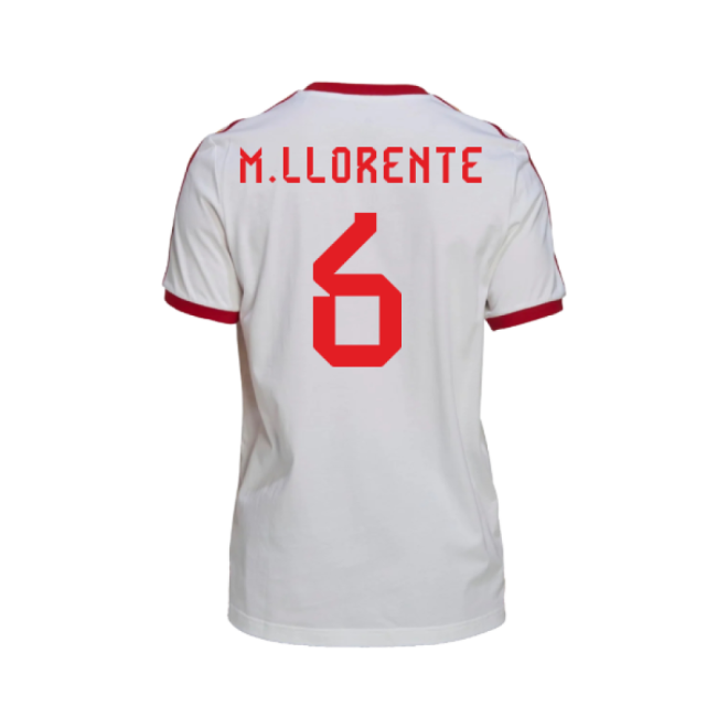 2022-2023 Spain DNA 3S Tee (White) (M.Llorente 6)