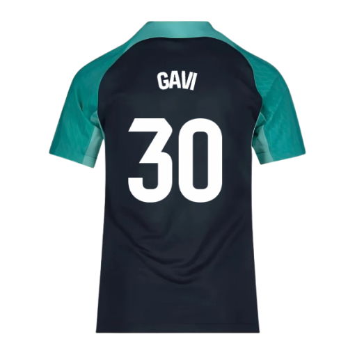 2023-2024 Barcelona Training Shirt (Thunder) - Kids (Gavi 30)