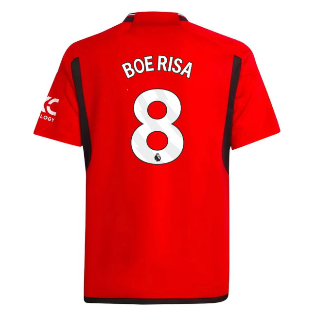 2023-2024 Man Utd Home Shirt (Kids) (Boe Risa 8)