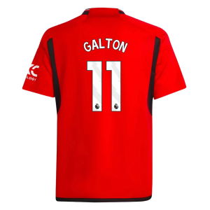 2023-2024 Man Utd Home Shirt (Kids) (Galton 11)