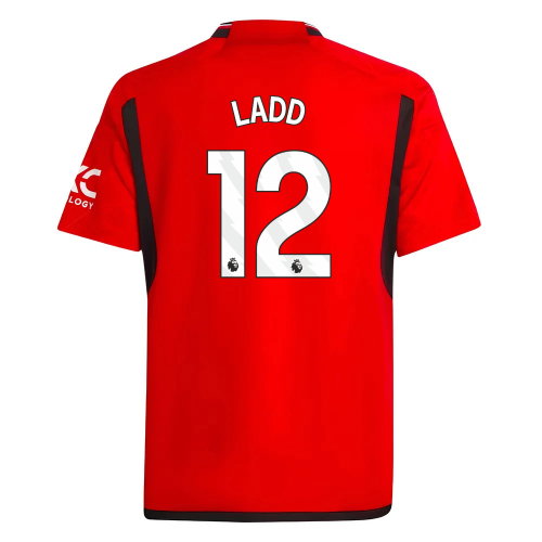 2023-2024 Man Utd Home Shirt (Kids) (Ladd 12)