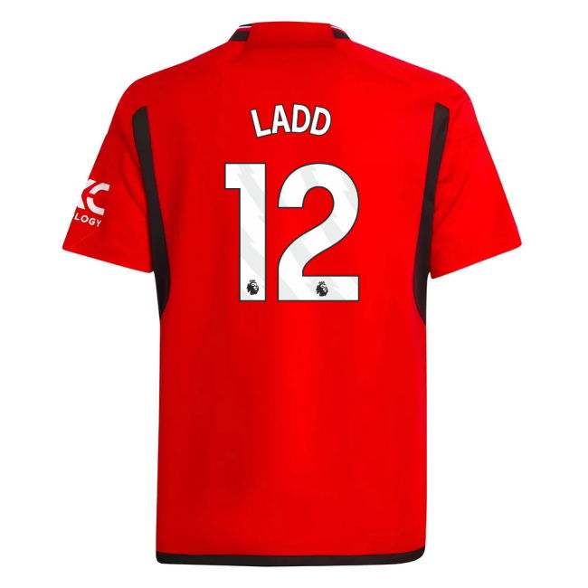 2023-2024 Man Utd Home Shirt (Kids) (Ladd 12)