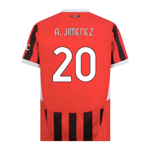 2024-2025 AC Milan Home Shirt (A. Jimenez 20)