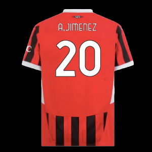 2024-2025 AC Milan Home Shirt (A.Jimenez 20)
