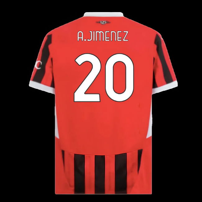 2024-2025 AC Milan Home Shirt (A.Jimenez 20)