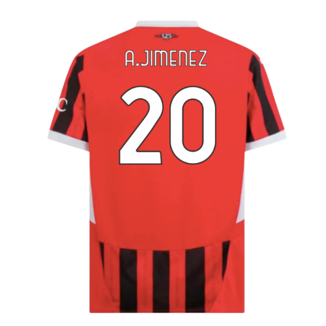 2024-2025 AC Milan Home Shirt (A.Jimenez 20)