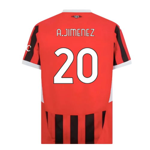 2024-2025 AC Milan Home Shirt (A.Jimenez 20)
