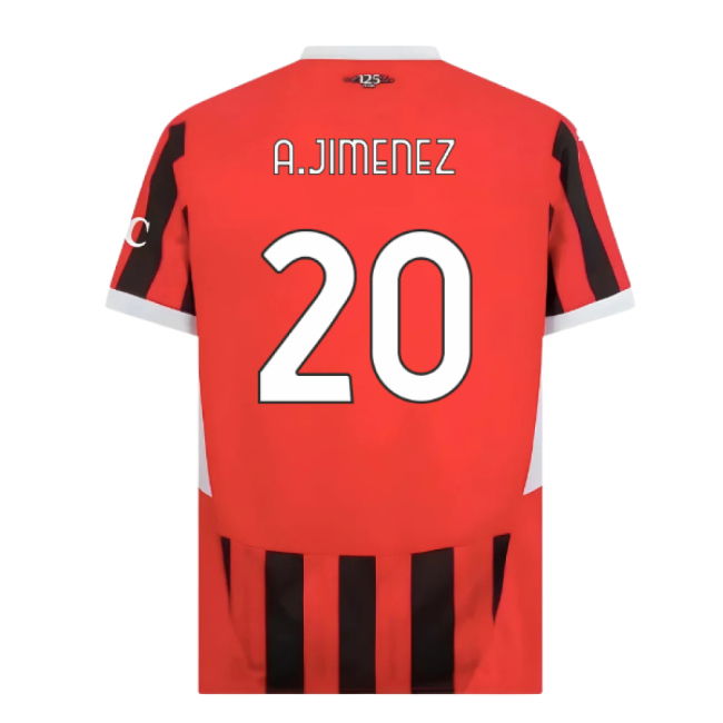 2024-2025 AC Milan Home Shirt (A.Jimenez 20)
