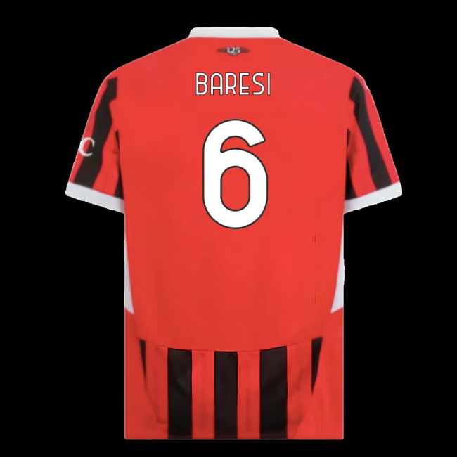 2024-2025 AC Milan Home Shirt (Baresi 6)