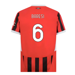 2024-2025 AC Milan Home Shirt (Baresi 6)