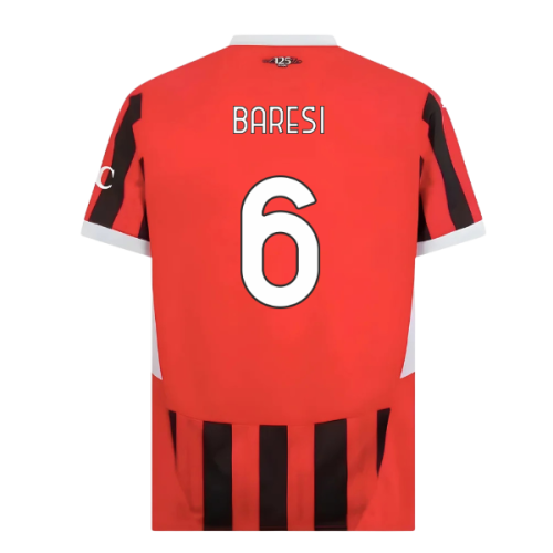 2024-2025 AC Milan Home Shirt (Baresi 6)