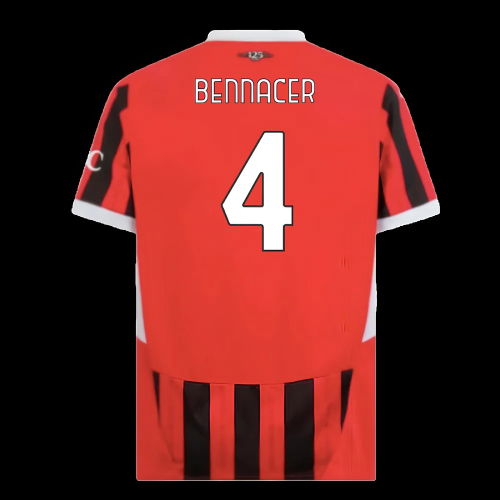 2024-2025 AC Milan Home Shirt (Bennacer 4)