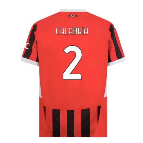 2024-2025 AC Milan Home Shirt (Calabria 2)