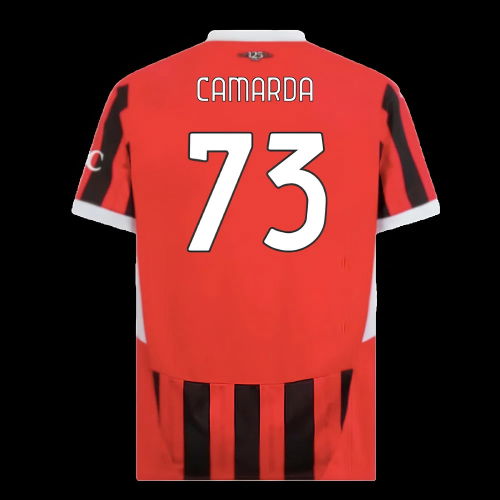2024-2025 AC Milan Home Shirt (Camarda 73)
