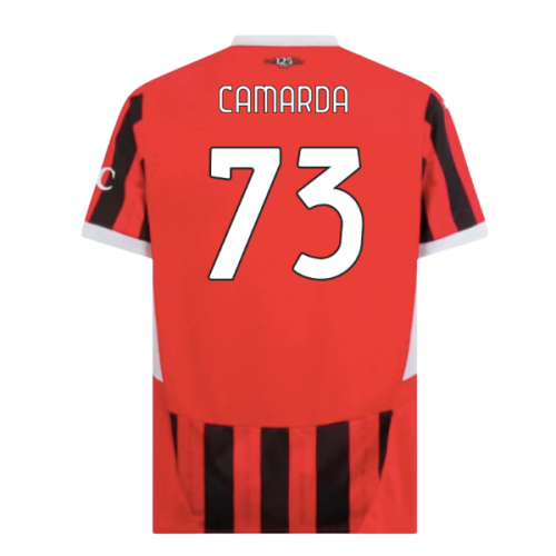 2024-2025 AC Milan Home Shirt (Camarda 73)