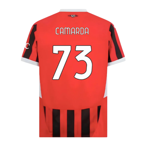 2024-2025 AC Milan Home Shirt (Camarda 73)