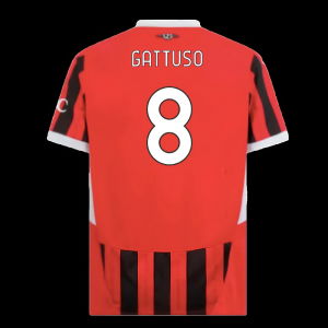 2024-2025 AC Milan Home Shirt (Gattuso 8)