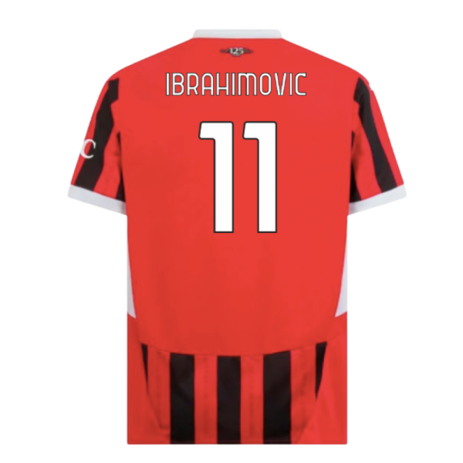 2024-2025 AC Milan Home Shirt (Ibrahimovic 11)